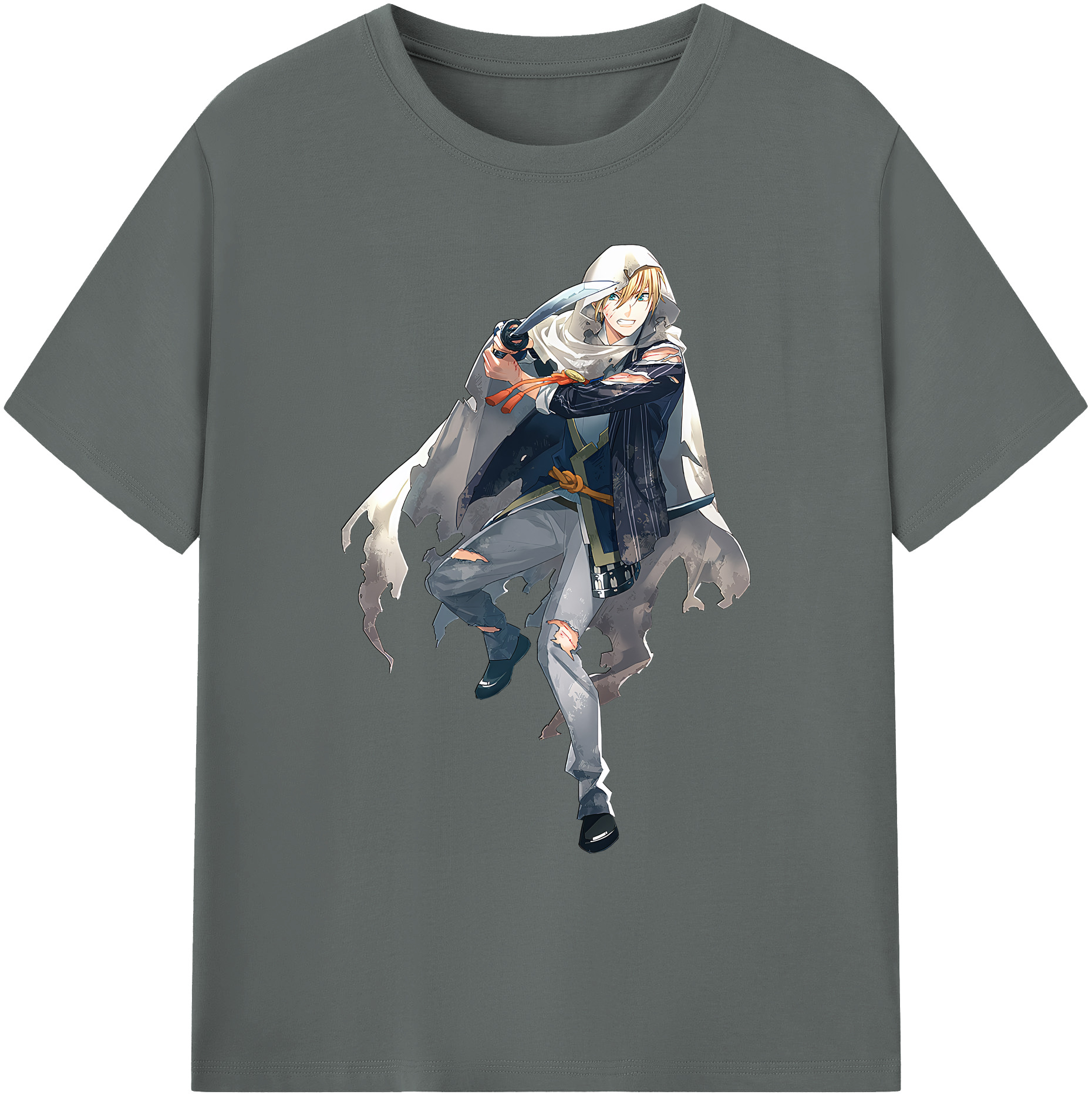（画像用） 刀剣乱舞 Touken Ranbu 綿100％ メンズ半袖Tシャツ｜肌触りやわらか＆通気性
